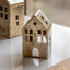 Bodhi Accessories House Tealight Holder Antique Gold Small House of Isabella UK