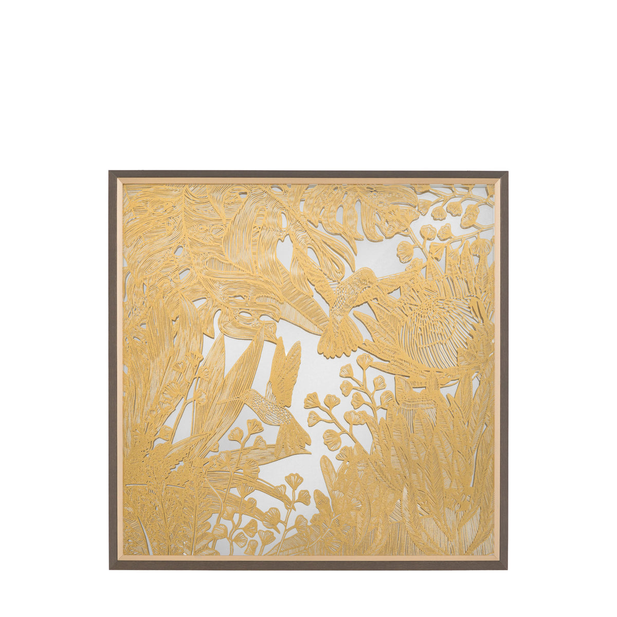 Bodhi Accessories Hummingbird Dance II Mirrored Framed Art House of Isabella UK