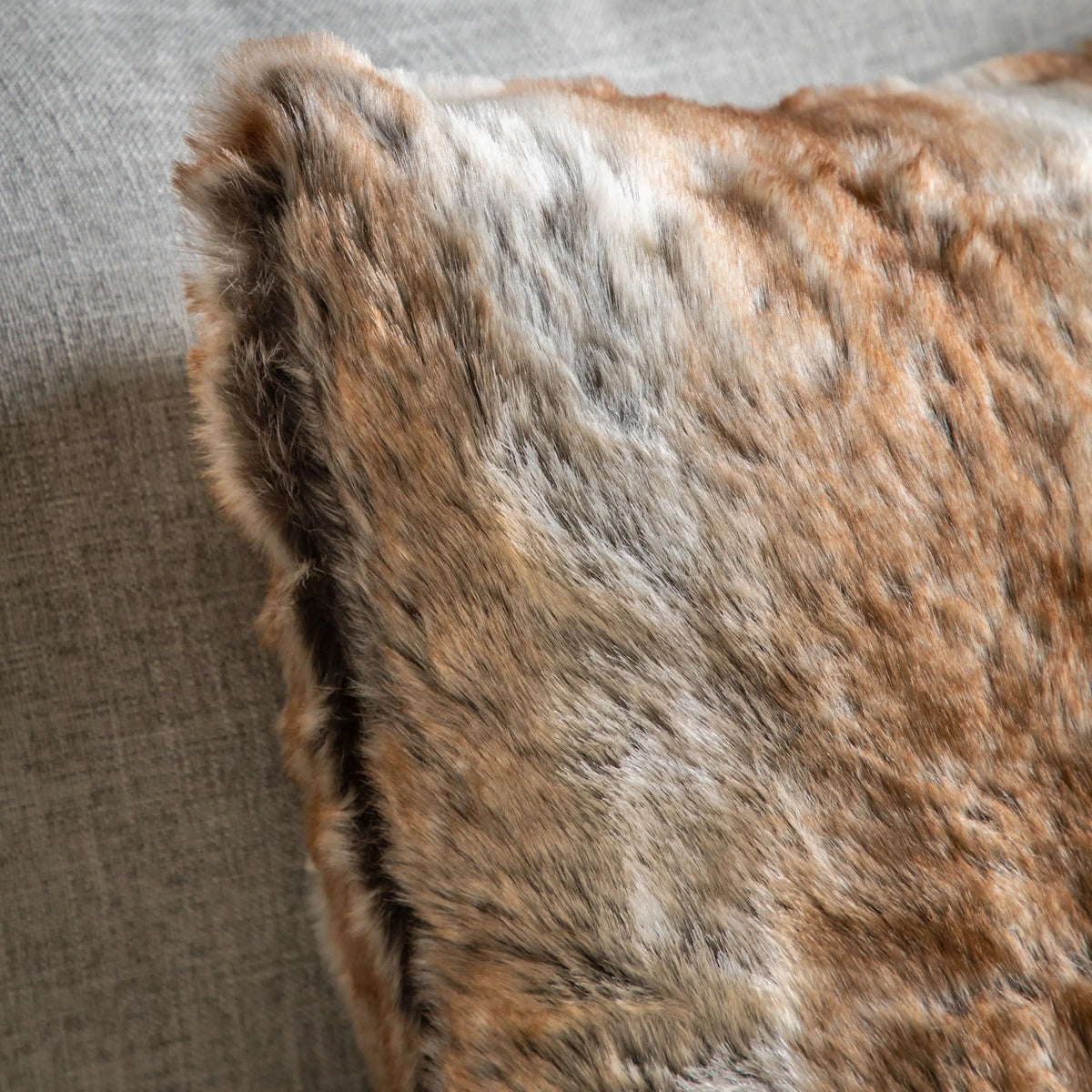 Bodhi Accessories Husky Faux Fur Cushion Premium House of Isabella UK