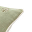 Bodhi Accessories Ilkley Embroider Floral Cushion Sage House of Isabella UK