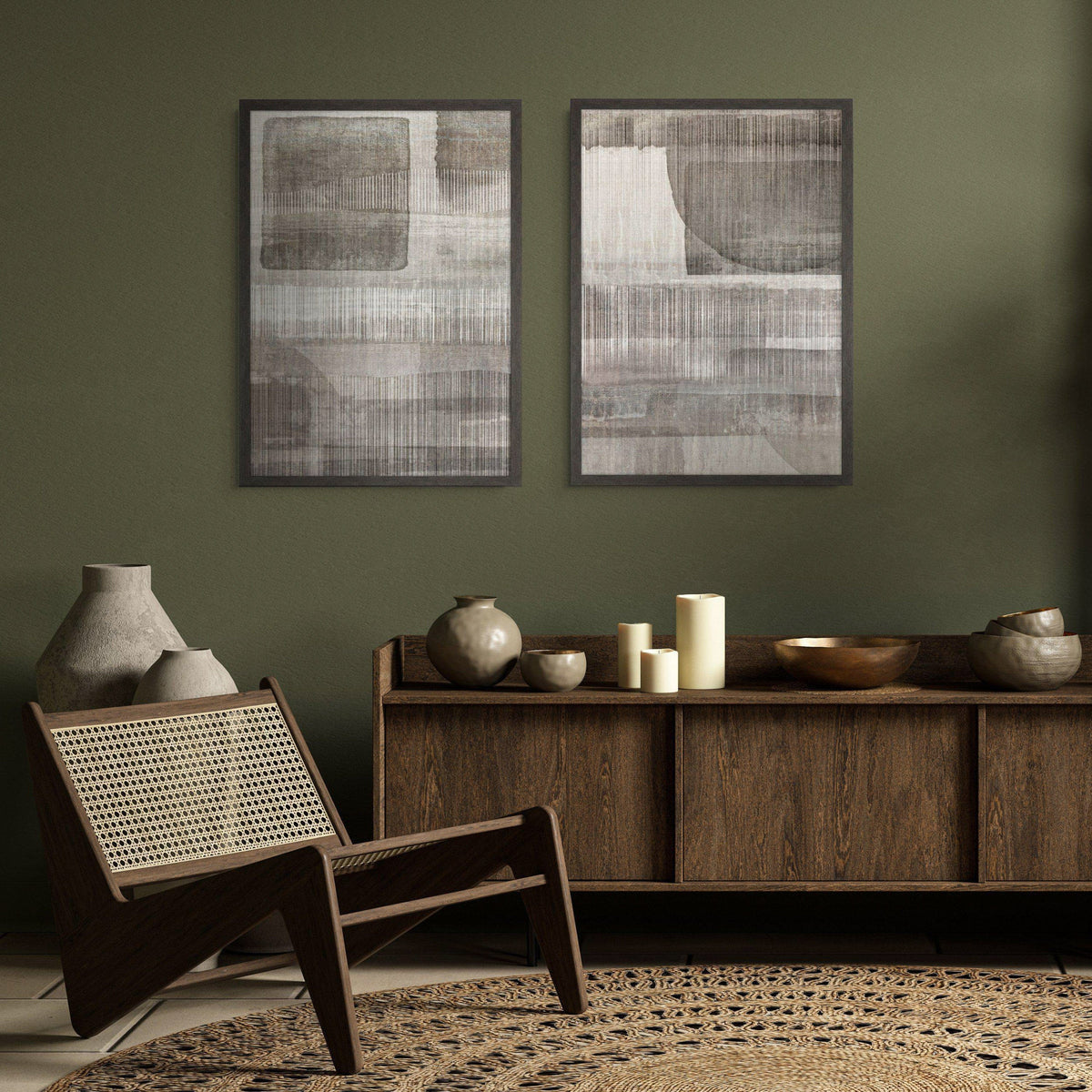 Bodhi Accessories Intersection Framed Canvas House of Isabella UK