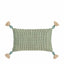 Bodhi Accessories Isla Woven Cushion Green House of Isabella UK