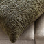 Bodhi Accessories Kaia Chenille Cushion Olive House of Isabella UK