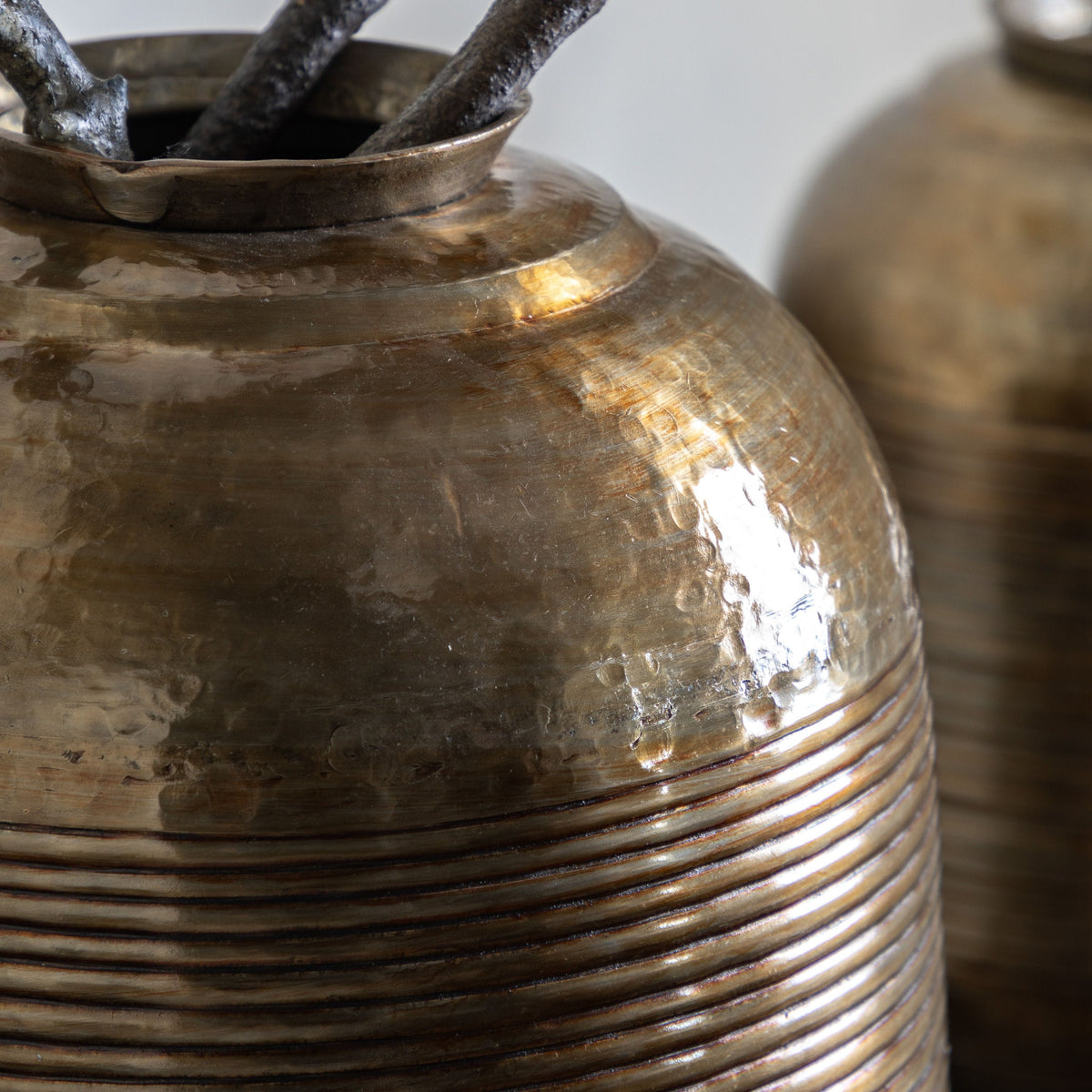 Bodhi Accessories Kasai Metal Vase Small House of Isabella UK