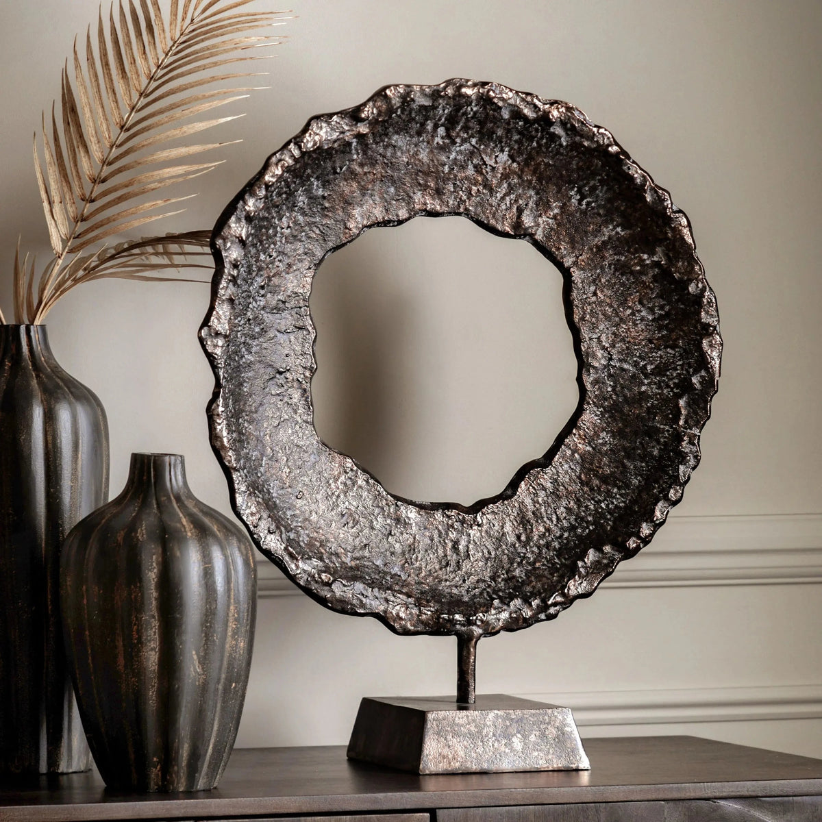 Bodhi Accessories Keoni Circle Sculpture House of Isabella UK