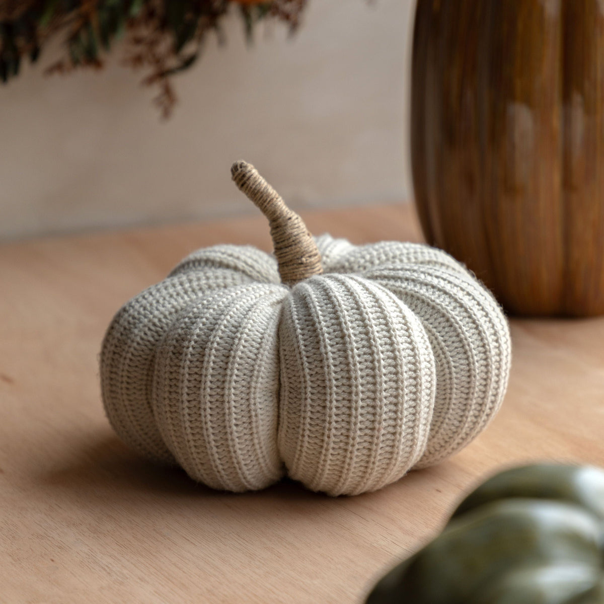 Bodhi Accessories Knitted Pumpkin Cream House of Isabella UK