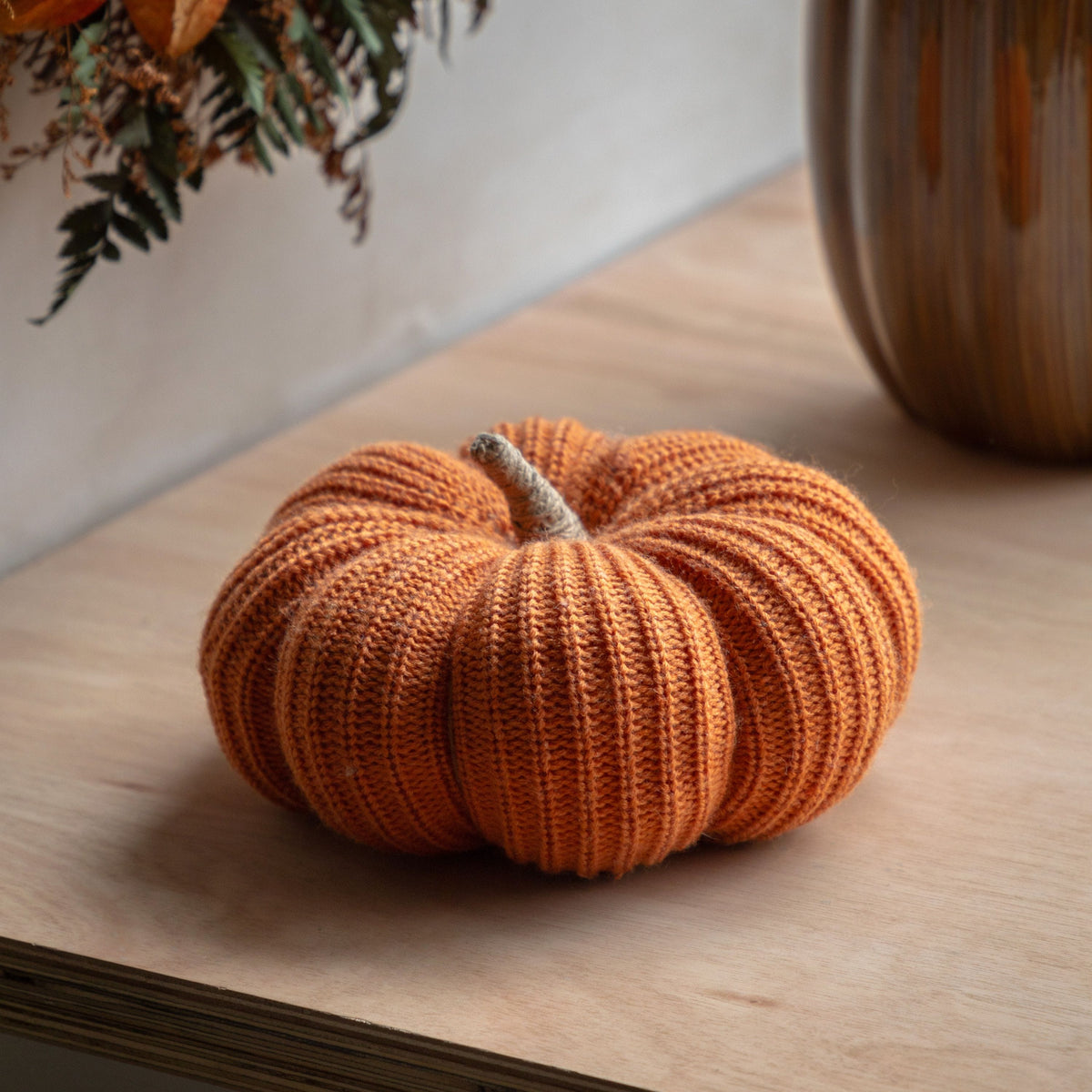 Bodhi Accessories Knitted Pumpkin Rust House of Isabella UK
