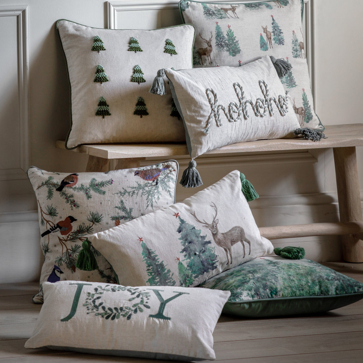 Bodhi Accessories Knot Tree Cushion House of Isabella UK