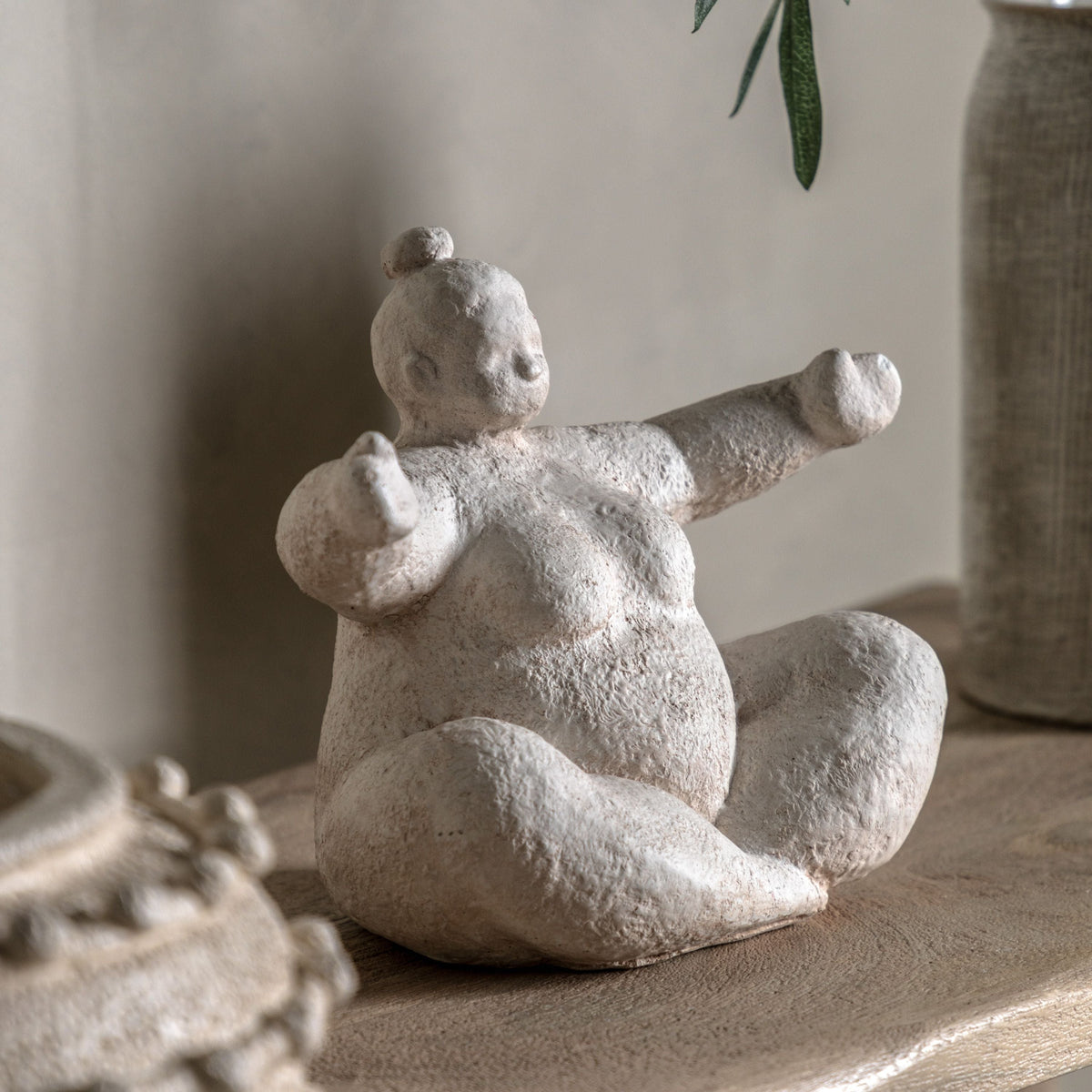 Bodhi Accessories Lady Cement Decoration Large House of Isabella UK