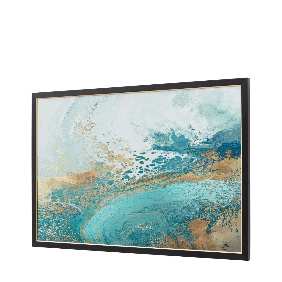 Bodhi Accessories Lagoon Framed Canvas House of Isabella UK
