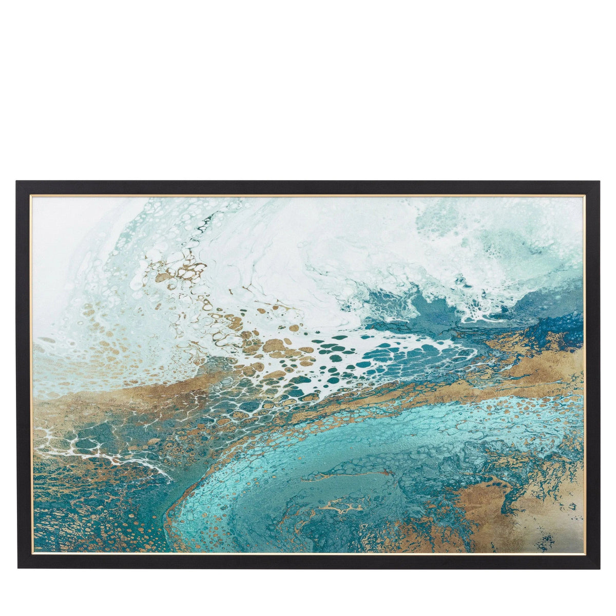 Bodhi Accessories Lagoon Framed Canvas House of Isabella UK