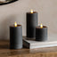 Bodhi Accessories LED 1 Wick Candle Grey 3pk House of Isabella UK
