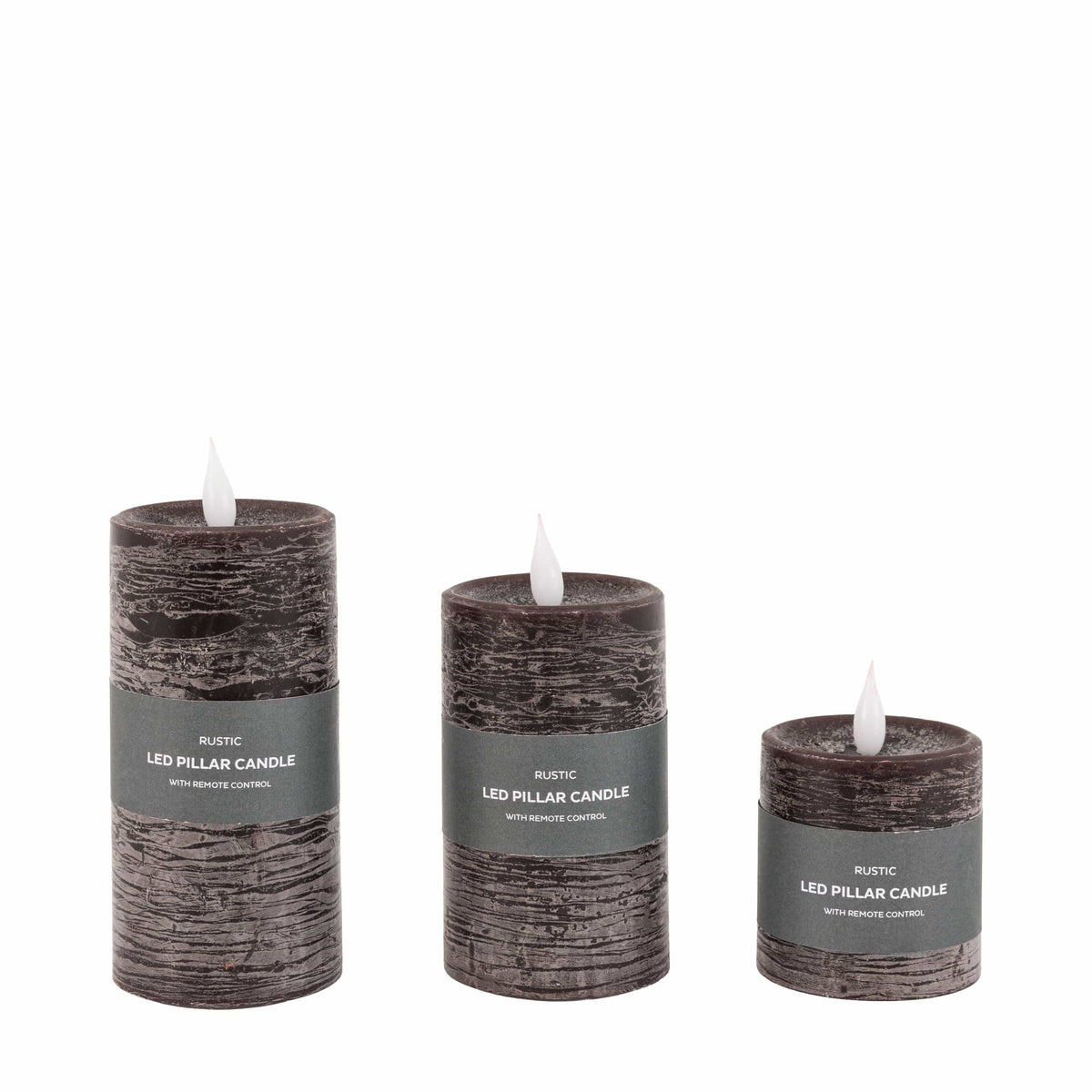 Bodhi Accessories LED 1 Wick Candle Mocha 3pk House of Isabella UK