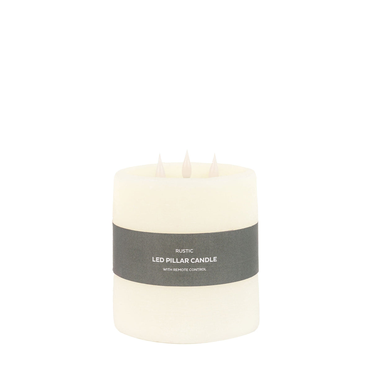 Bodhi Accessories LED 3 Wick Candle Ivory House of Isabella UK