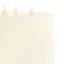 Bodhi Accessories LED 3 Wick Candle Ivory House of Isabella UK