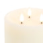Bodhi Accessories LED 3 Wick Candle Ivory House of Isabella UK