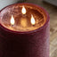 Bodhi Accessories LED 3 Wick Candle Oxblood House of Isabella UK