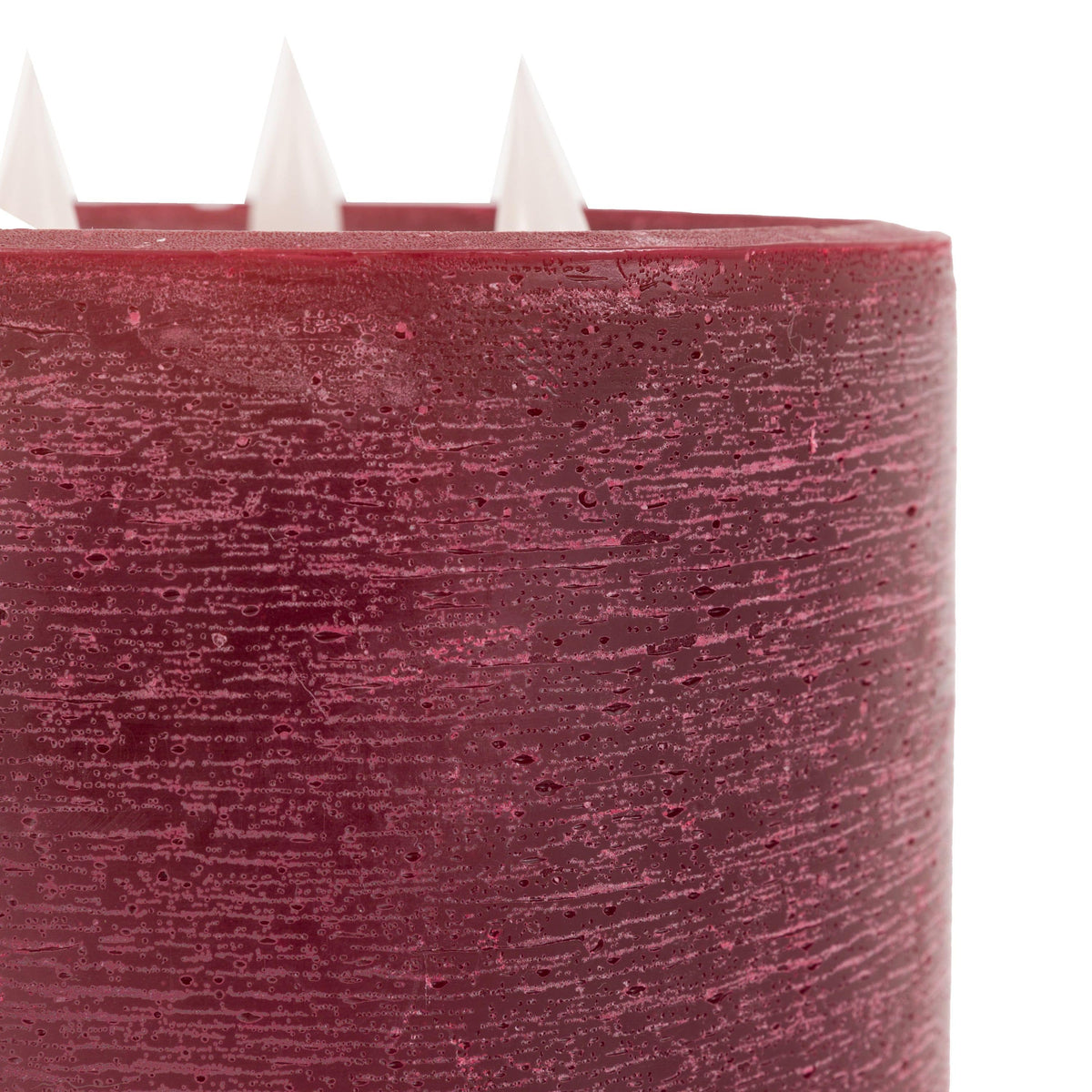 Bodhi Accessories LED 3 Wick Candle Oxblood House of Isabella UK