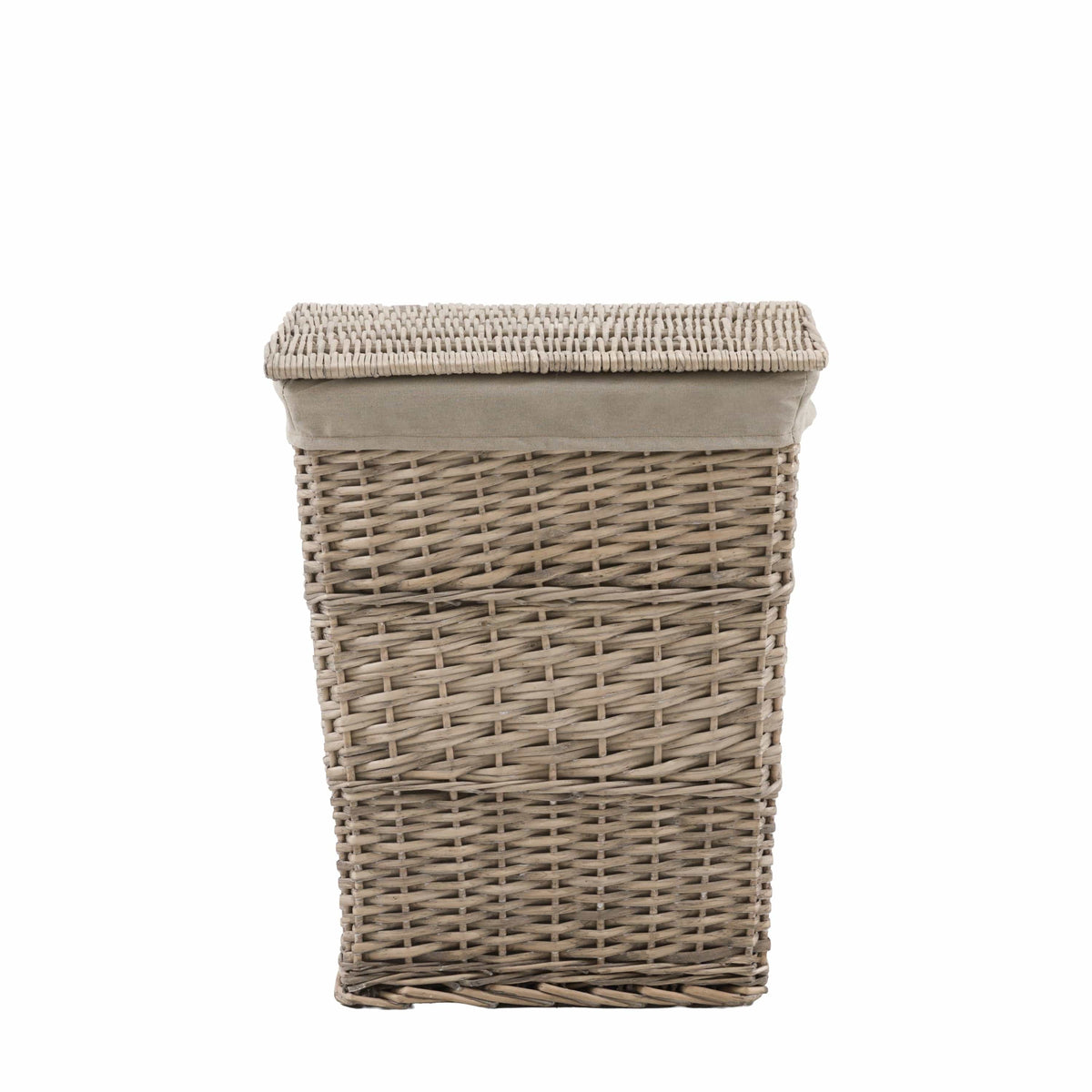 Bodhi Accessories Lina Lined Laundry Basket Grey Set of 2 House of Isabella UK