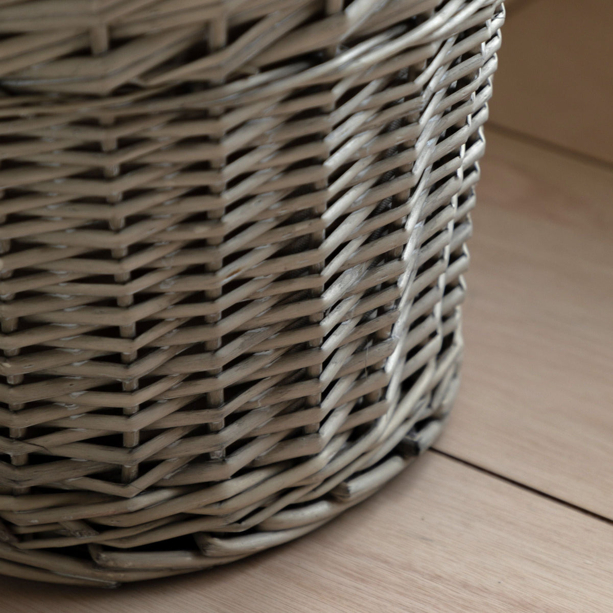 Bodhi Accessories Lina Lined Laundry Basket Natural House of Isabella UK