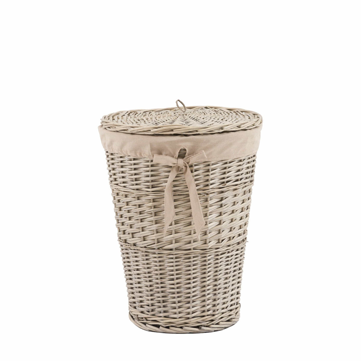 Bodhi Accessories Lina Lined Laundry Basket Natural House of Isabella UK