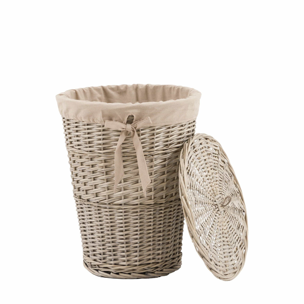 Bodhi Accessories Lina Lined Laundry Basket Natural House of Isabella UK