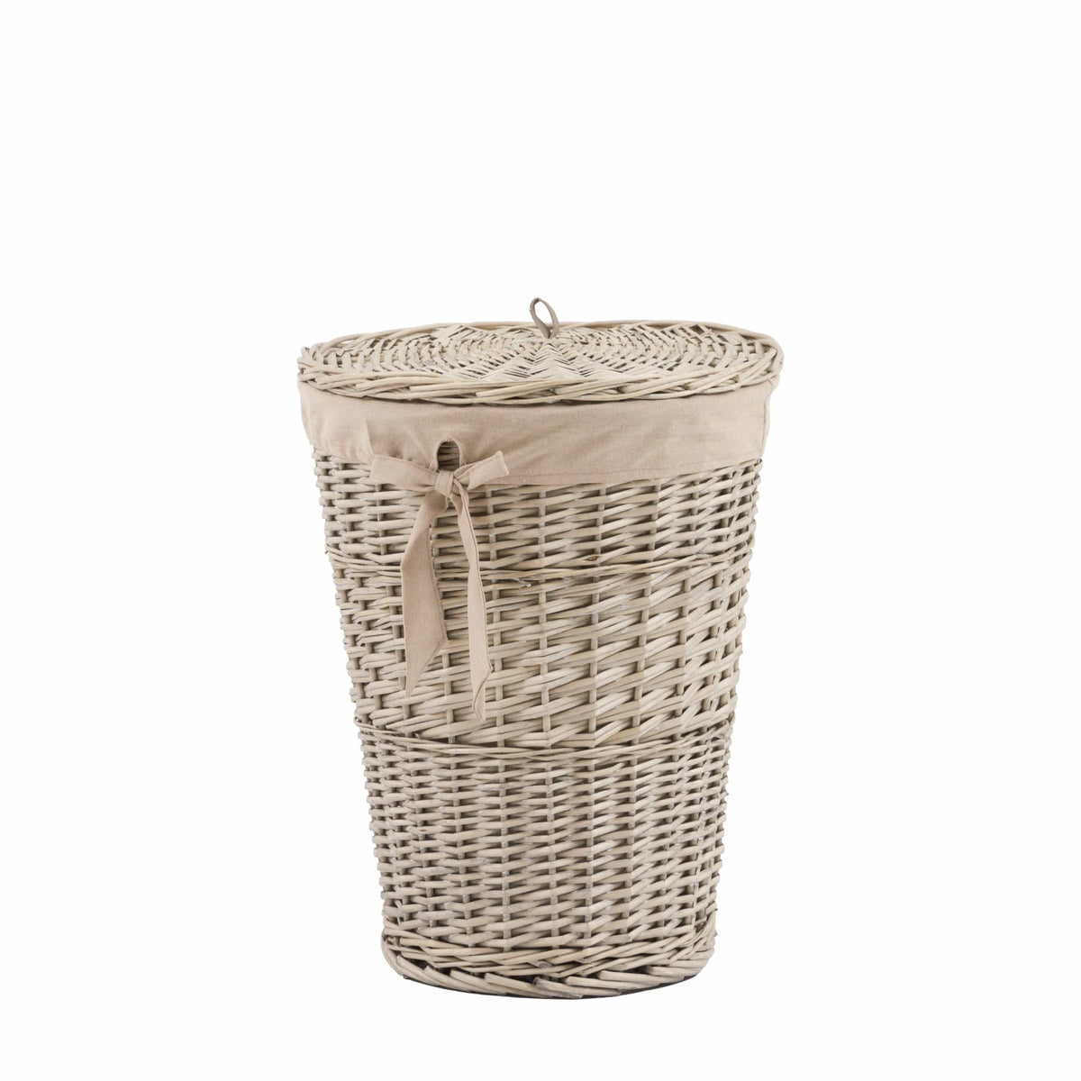 Bodhi Accessories Lina Lined Laundry Basket Natural House of Isabella UK