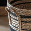Bodhi Accessories Linen Basket Nest Black Stripe Set of 3 House of Isabella UK