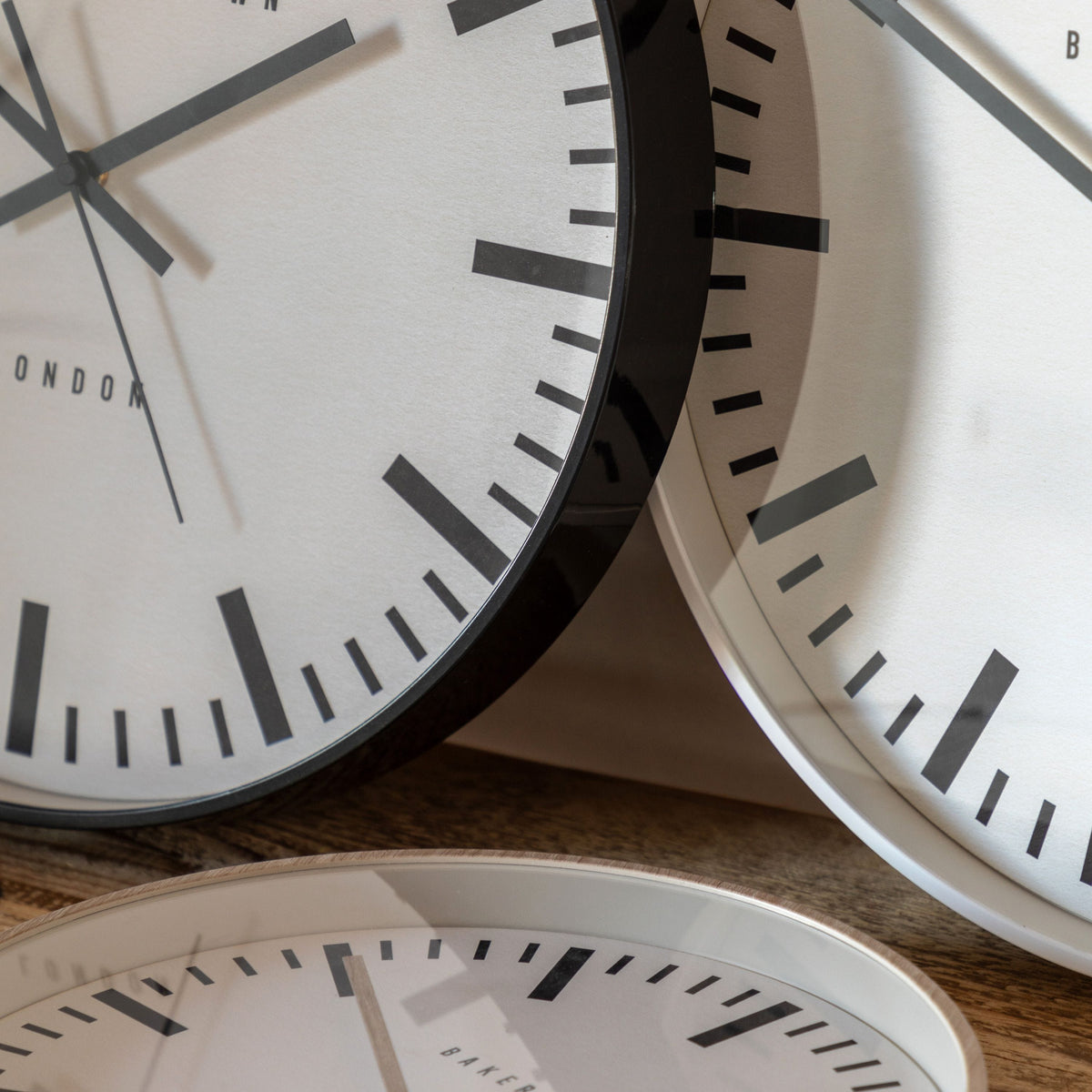 Bodhi Accessories Longdon Clock Black House of Isabella UK