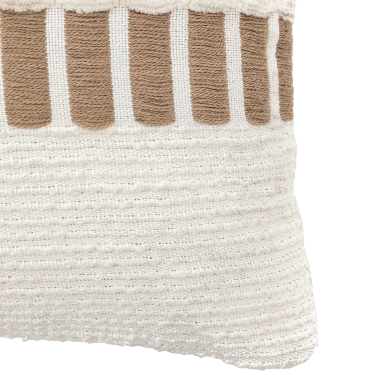 Bodhi Accessories Longshaw Woven Cushion Natural House of Isabella UK