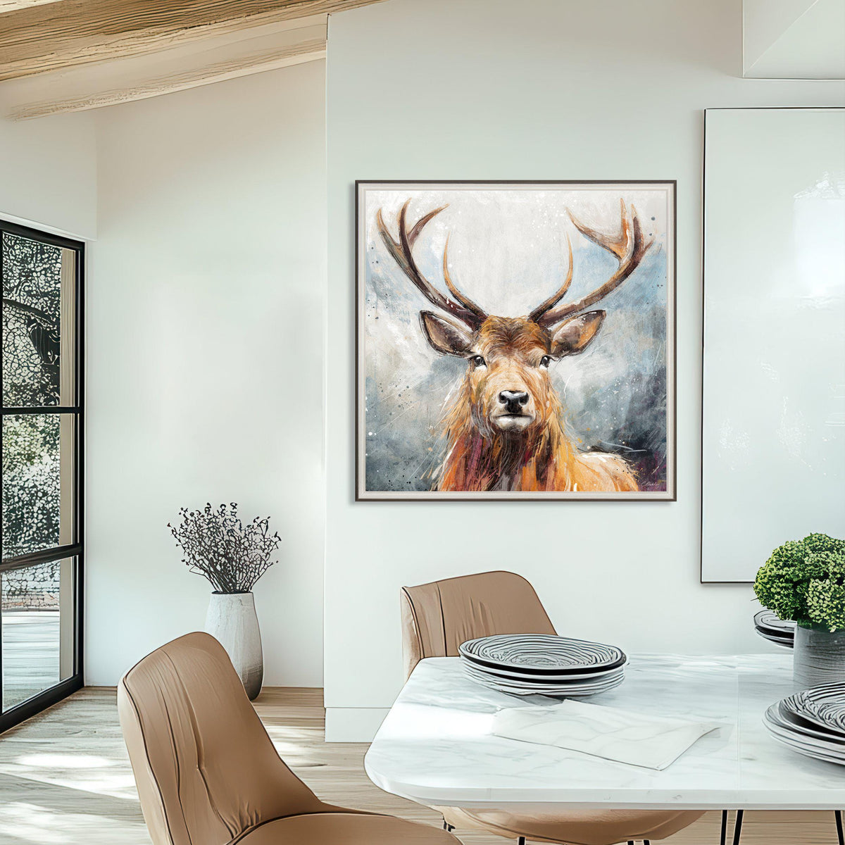 Bodhi Accessories Looking On Framed Canvas House of Isabella UK