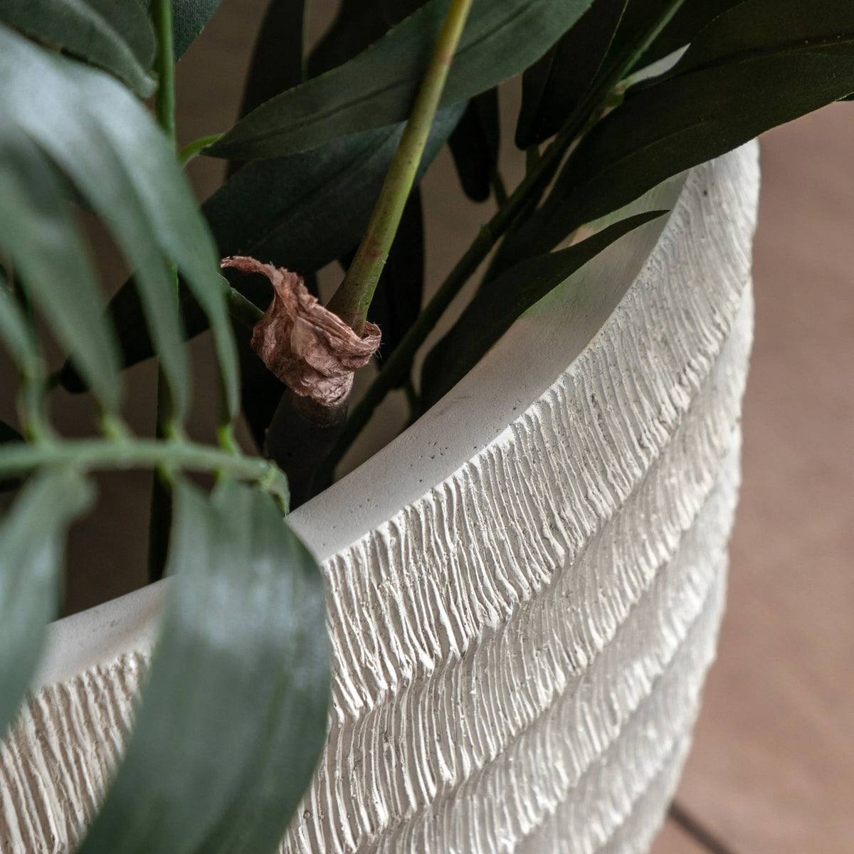 Bodhi Accessories Lorca Ridged Outdoor Planter White House of Isabella UK