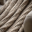 Bodhi Accessories Luxury Mel Knit Throw Oatmeal House of Isabella UK