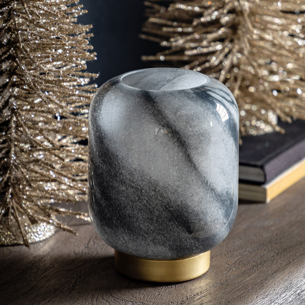 Maeve LED Lamp Black Gold.