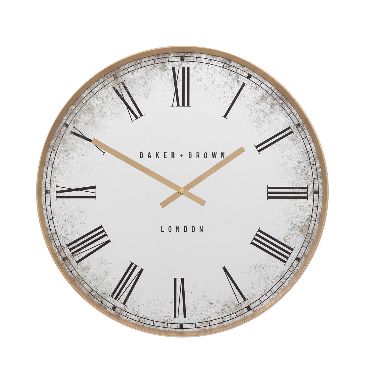 Bodhi Accessories Manchester Wall Clock Gold House of Isabella UK