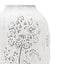 Bodhi Accessories Meadow Embossed Ceramic Vase Stone Small House of Isabella UK