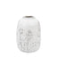 Bodhi Accessories Meadow Embossed Ceramic Vase Stone Small House of Isabella UK