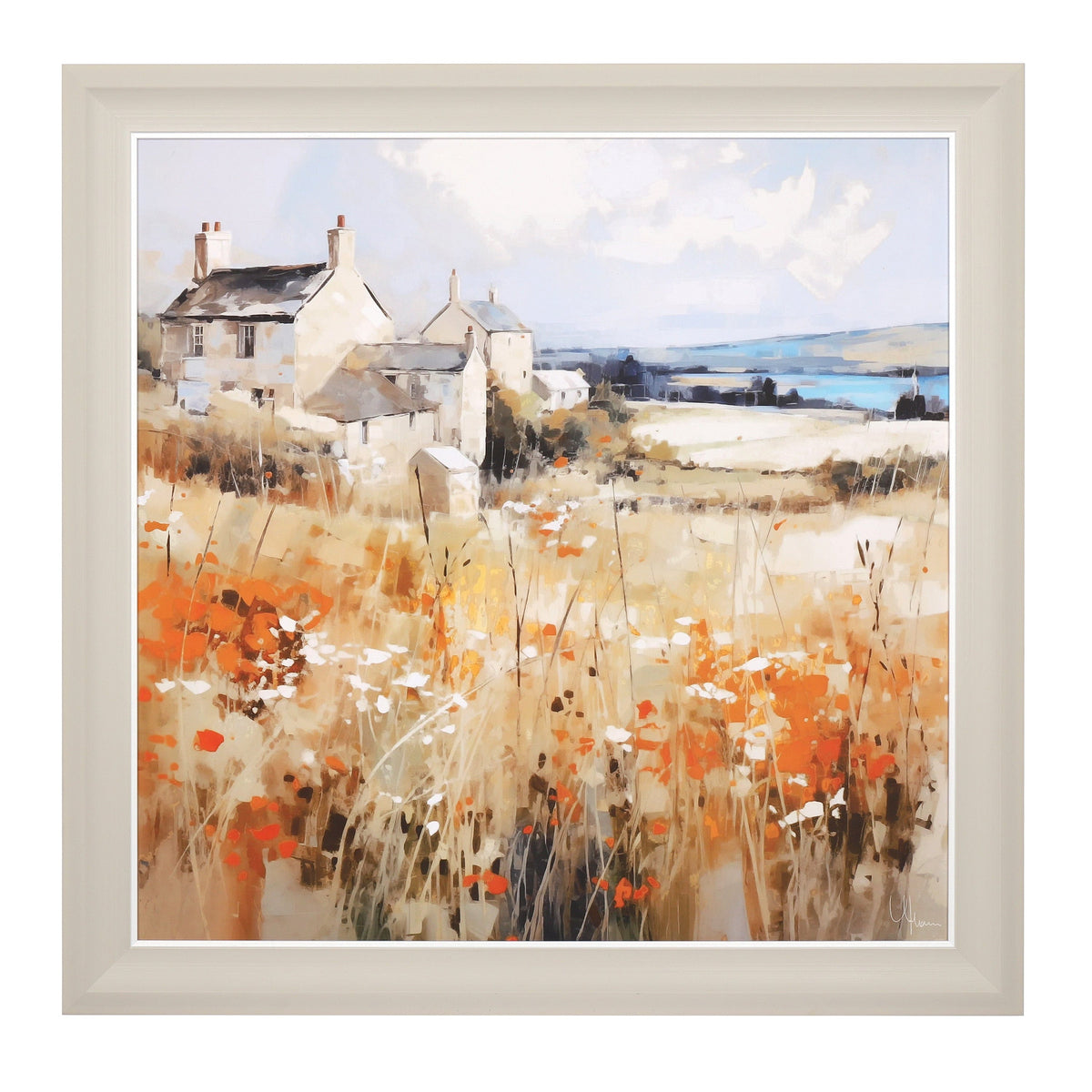 Bodhi Accessories Meadow Retreat Framed Canvas House of Isabella UK