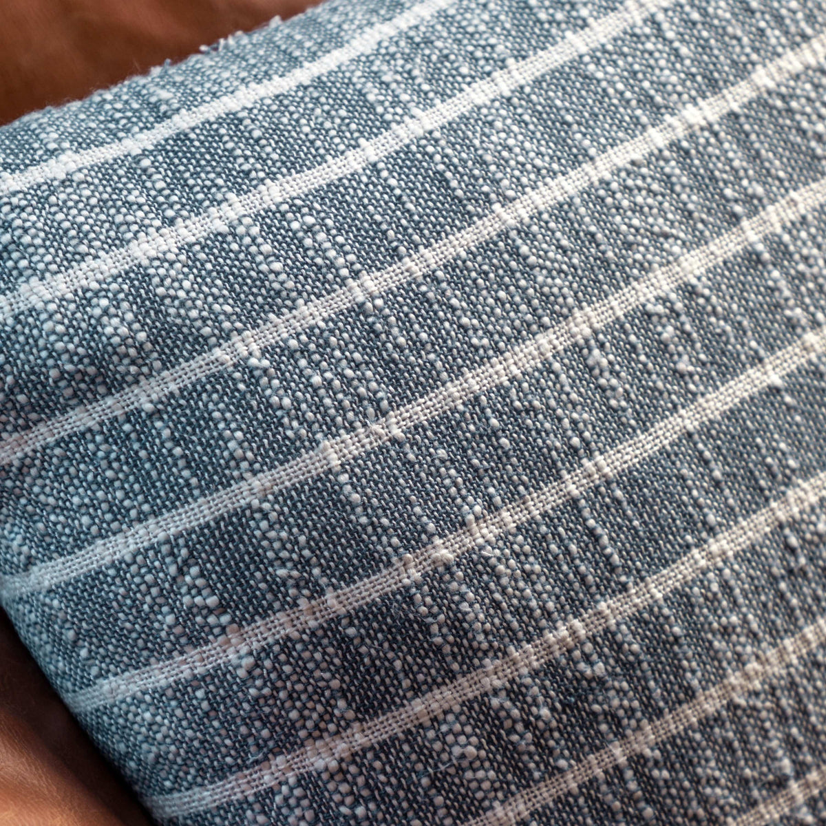 Bodhi Accessories Melford Stripe Cushion Ink House of Isabella UK