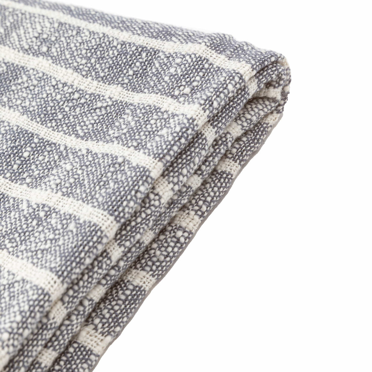 Bodhi Accessories Melford Stripe Throw Ink House of Isabella UK