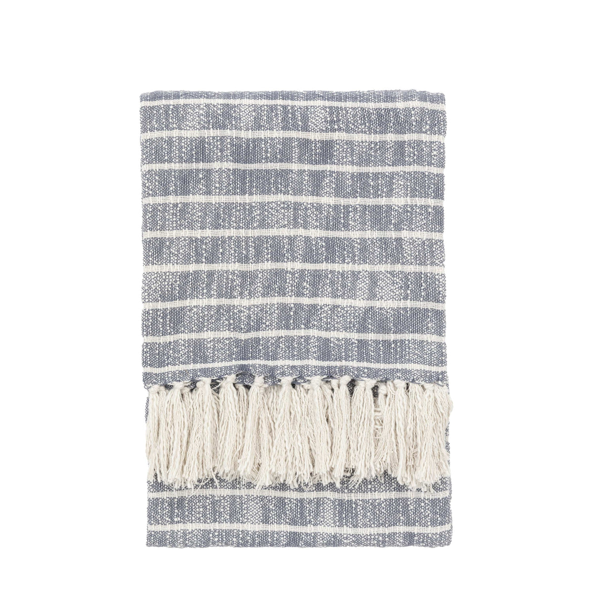 Bodhi Accessories Melford Stripe Throw Ink House of Isabella UK