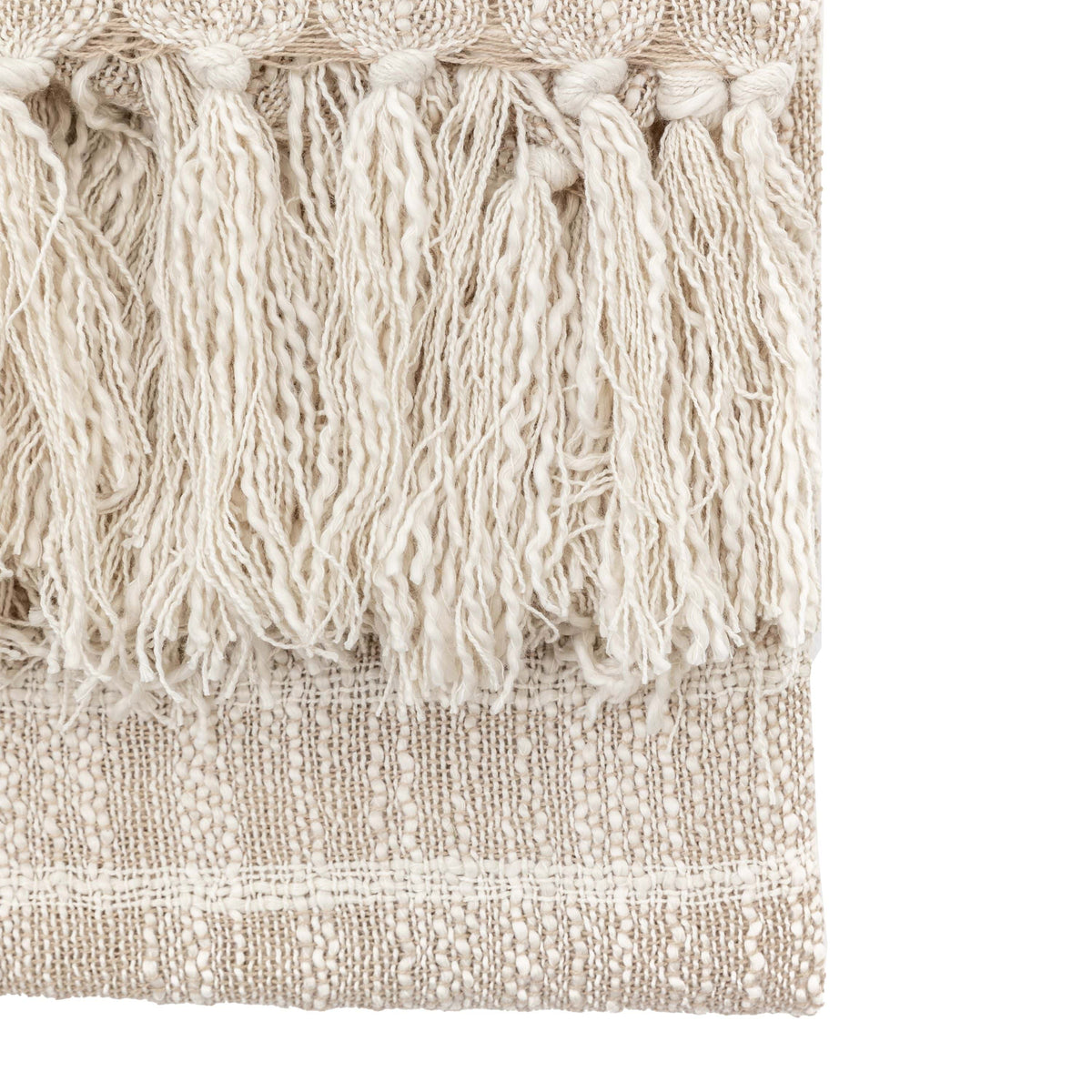 Bodhi Accessories Melford Stripe Throw Sand House of Isabella UK