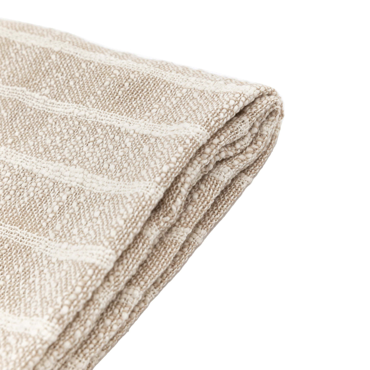 Bodhi Accessories Melford Stripe Throw Sand House of Isabella UK