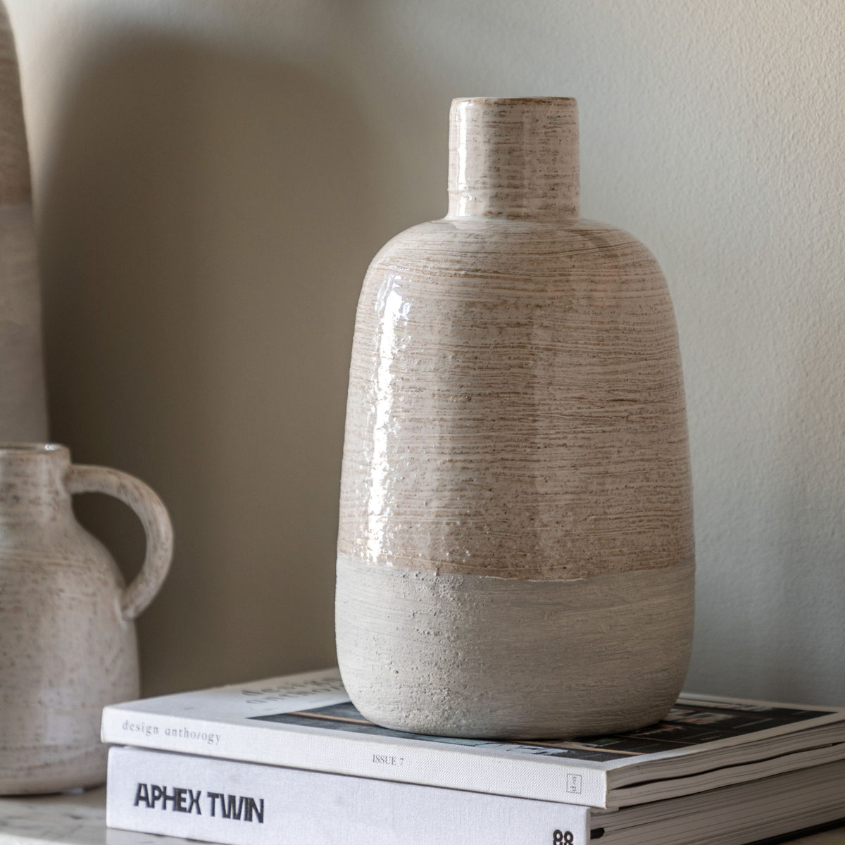 Bodhi Accessories Mobi Ceramic Bottle Vase Medium House of Isabella UK