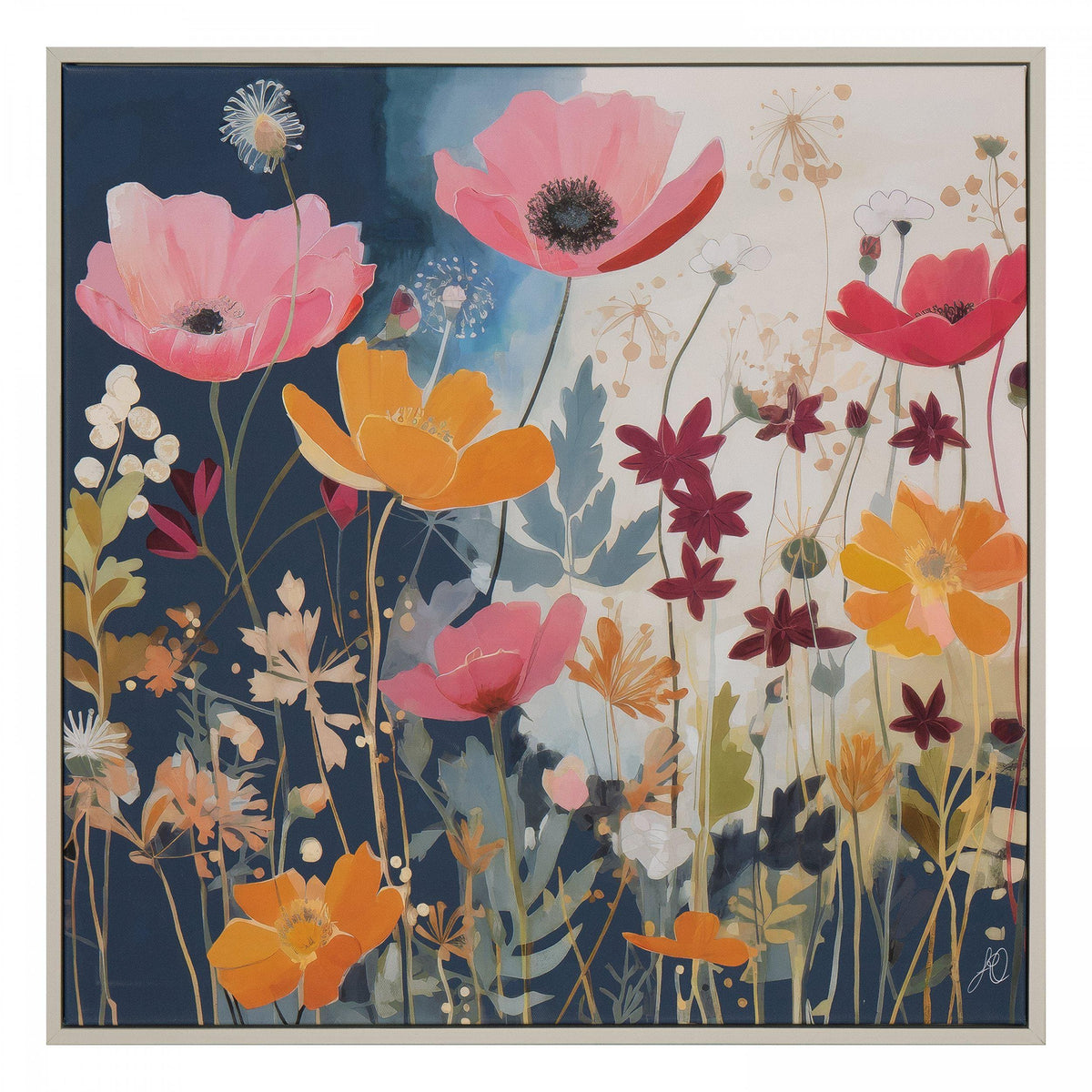 Bodhi Accessories Modern Melody Framed Canvas House of Isabella UK