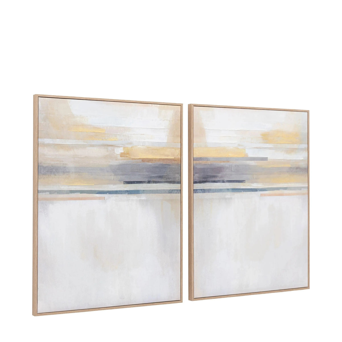 Bodhi Accessories Modern Sunset Framed Canvas Set of 2 House of Isabella UK