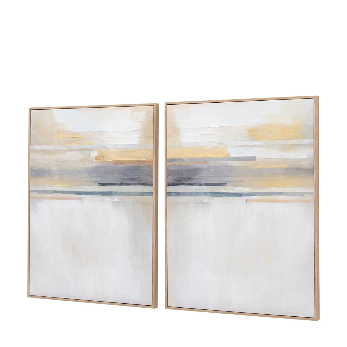 Bodhi Accessories Modern Sunset Framed Canvas Set of 2 House of Isabella UK