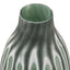 Bodhi Accessories Morella Swirl Hand Carved Glass Vase Sage Large House of Isabella UK