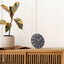 Bodhi Accessories Mulberry Mantel Clock Graphite Silver House of Isabella UK