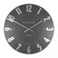 Bodhi Accessories Mulberry Wall Clock Graphite Silver House of Isabella UK